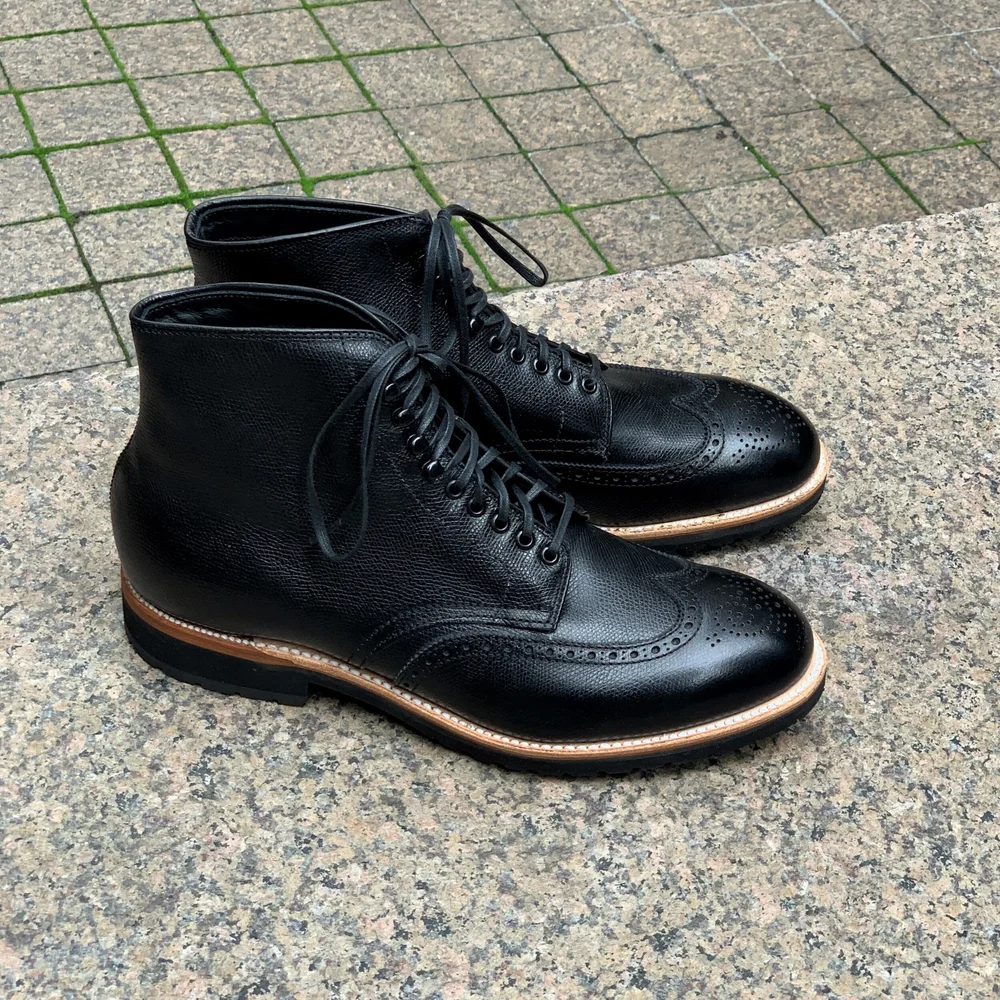 D9857h Loden Green Suede — mouldedshoe